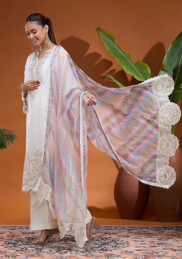 Cream_Cutdana_Tissue_Readymade_Salwar_Suit