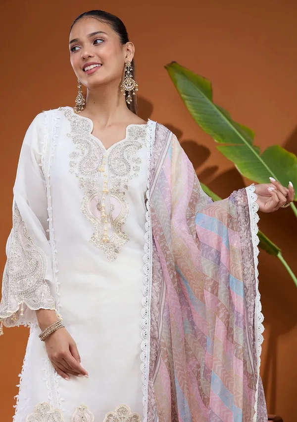 Cream_Cutdana_Tissue_Readymade_Salwar_Suit