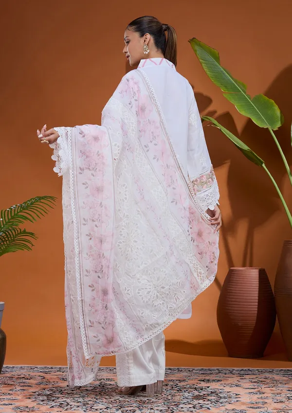 White_Threadwork_Tissue_Readymade_Salwar_Suit