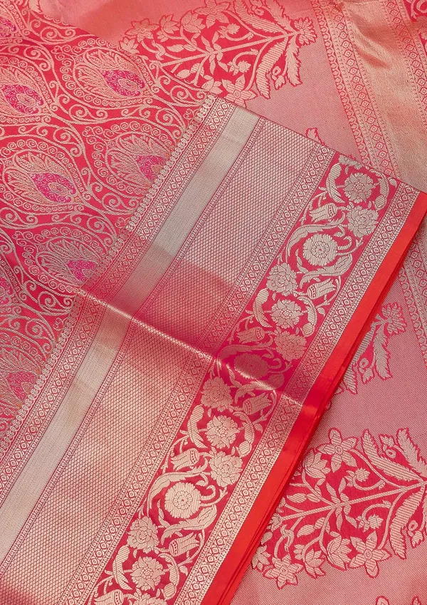 Orange_Zariwork_Gold_Pure_Silk_Saree