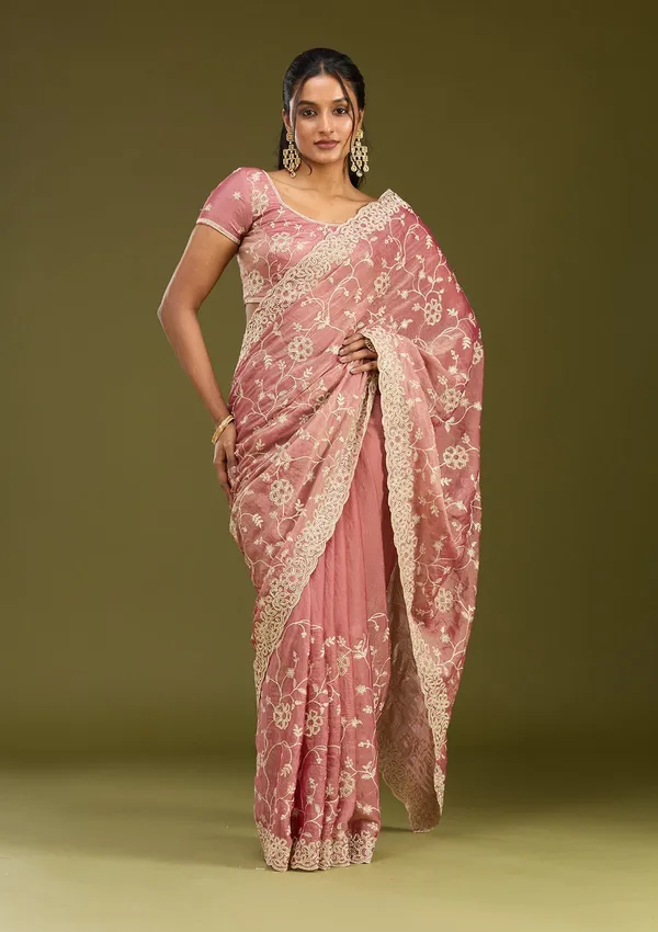Onion_Pink_Zariwork_Silver_Tissue_Saree
