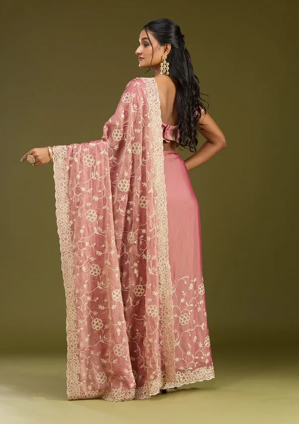 Onion_Pink_Zariwork_Silver_Tissue_Saree