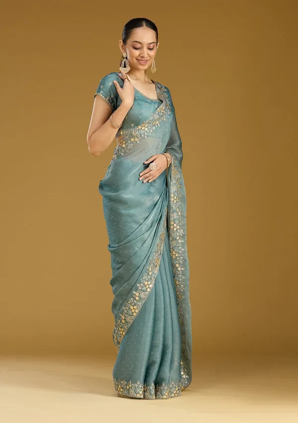 Blue_Zariwork_Gold_Tissue_Saree