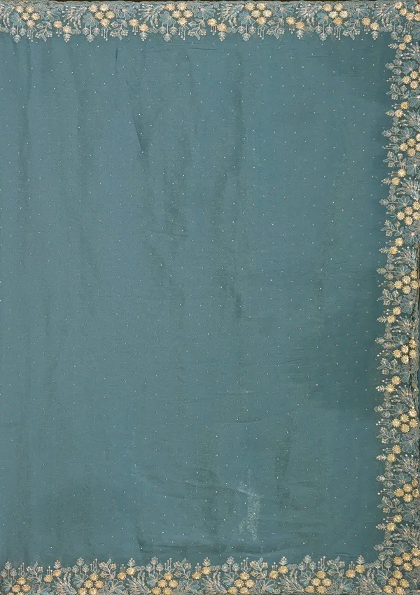 Blue_Zariwork_Gold_Tissue_Saree