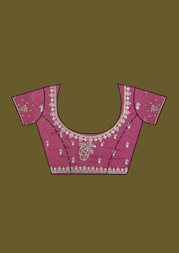 Onion_Pink_Zariwork_Silver_Tissue_Saree