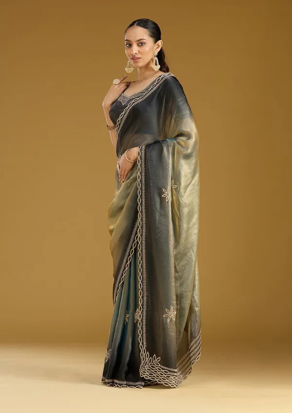 Gold_Stonework_Gold_Tissue_Saree