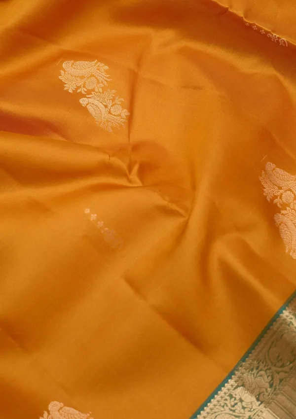 Mustard_Zariwork_Gold_Silk_Saree