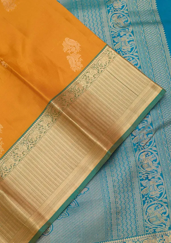 Mustard_Zariwork_Gold_Silk_Saree