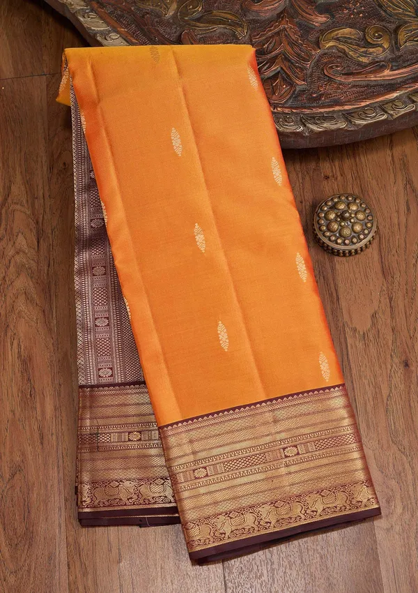 Mustard_Yellow_Zariwork_Gold_Silk_Saree