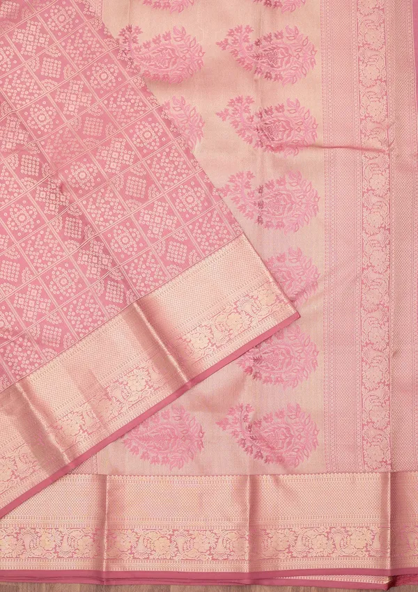 Onion_Pink_Zariwork_Gold_Silk_Saree