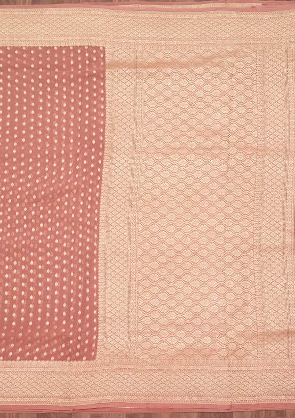 Onion_Pink_Zariwork_Gold_Pure_Silk_Saree