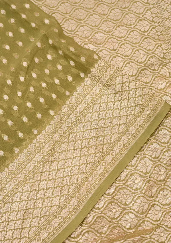 Pista_Green_Zariwork_Gold_Pure_Silk_Saree