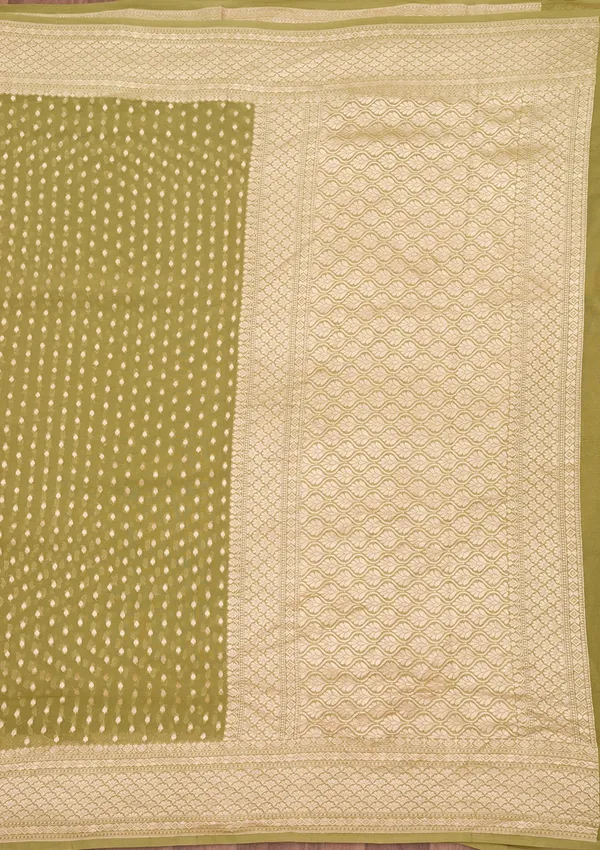 Pista_Green_Zariwork_Gold_Pure_Silk_Saree
