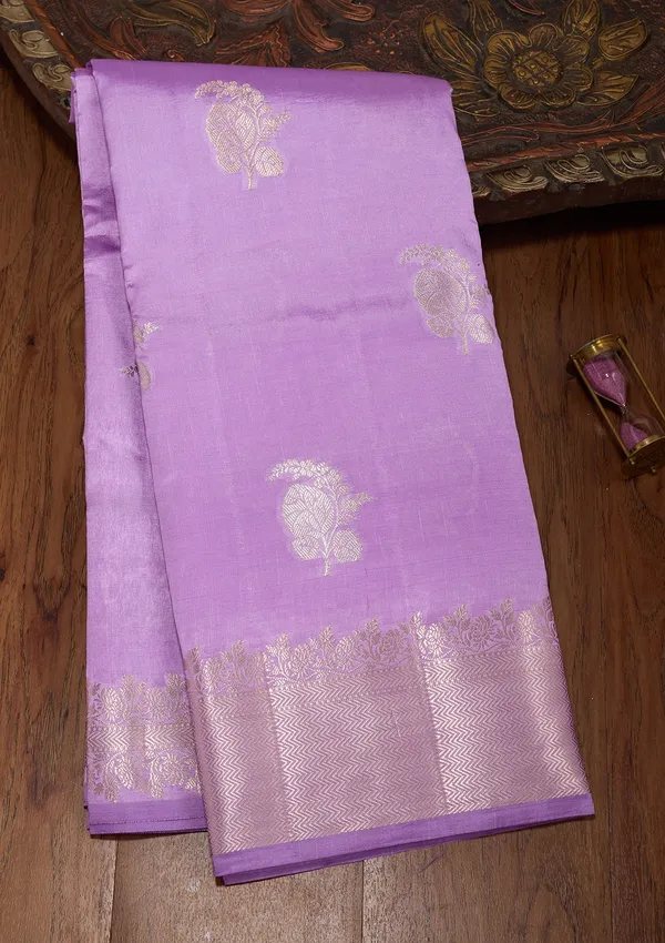 Lavender_Zariwork_Gold_Pure_Silk_Saree