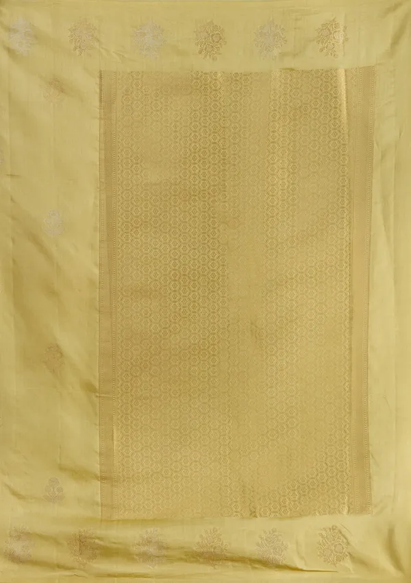 Gold_Zariwork_Silver_Pure_Silk_Saree