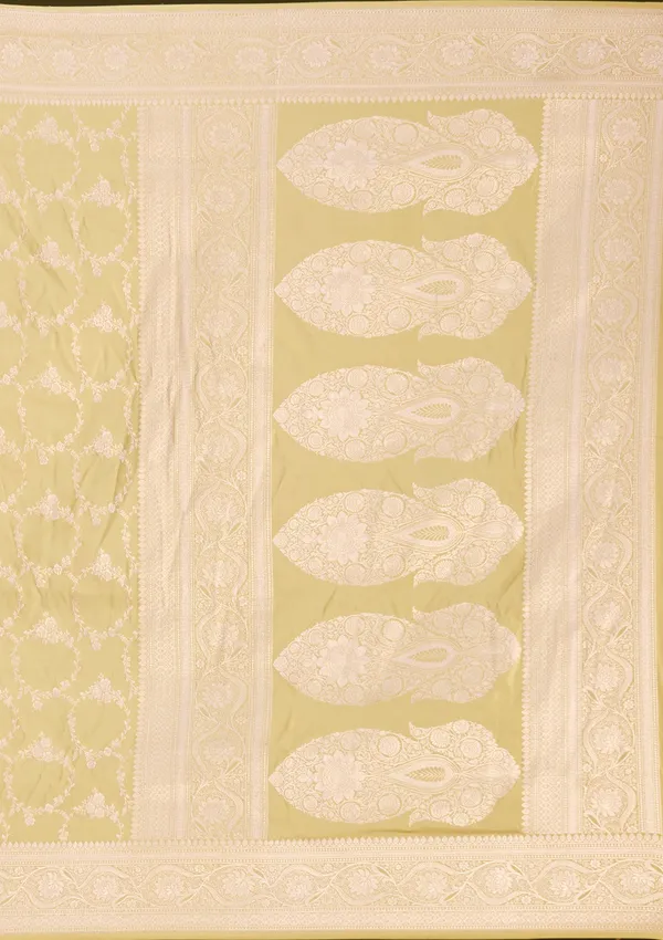 Pista_Green_Zariwork_Gold_Art_Silk_Saree