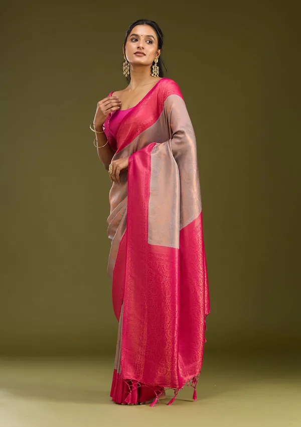 Light_Grey_Zariwork_Gold_Silk_Saree