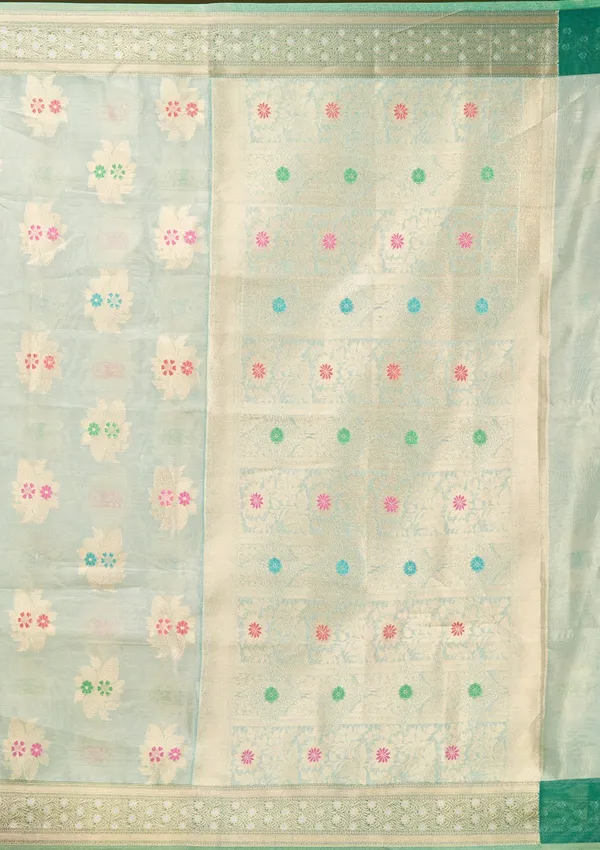 Sea_Green_Zariwork_Gold_Tissue_Silk_Saree