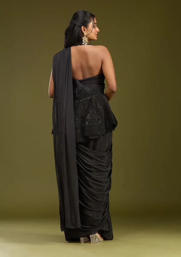 Black_Threadwork_Satin_Saree