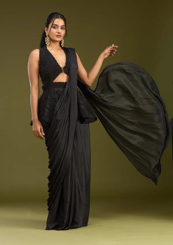 Black_Threadwork_Satin_Saree