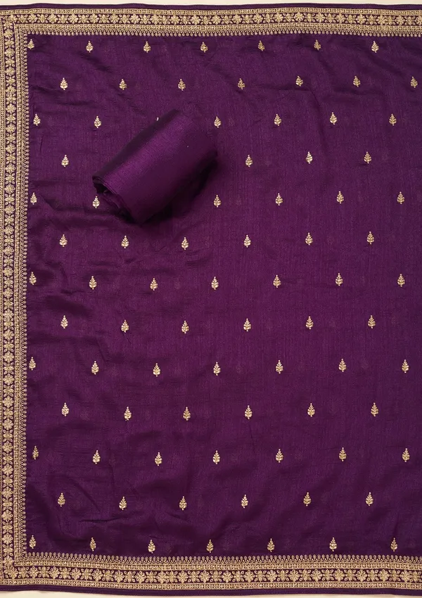 Purple_Cording_Soft_Raw_Silk_Unstitched_Salwar_Suit