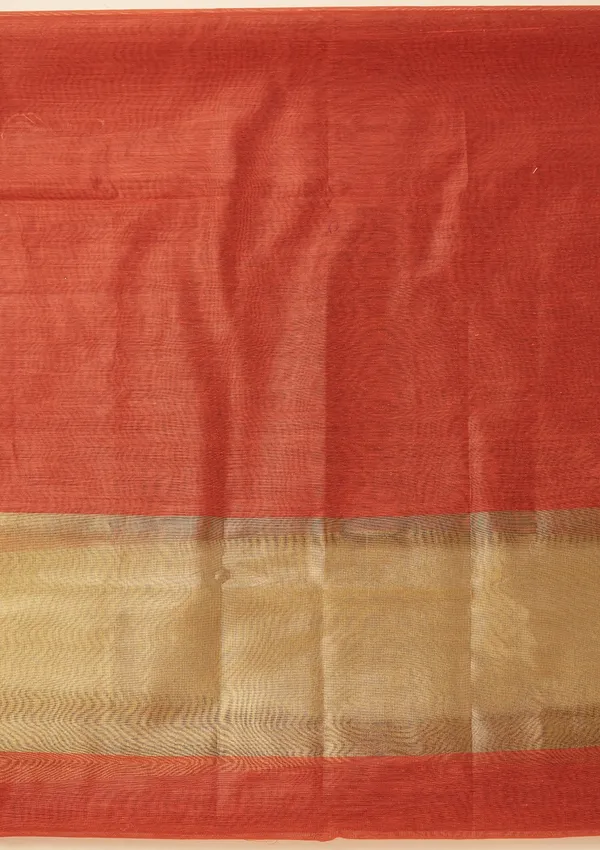 Rust_Zariwork_Gold_Tissue_Unstitched_Salwar_Suit