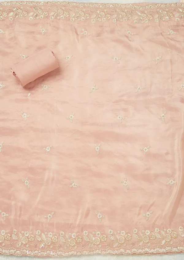 Pink_Silver_Stonework_Tissue_Unstitched_Salwar_Suit