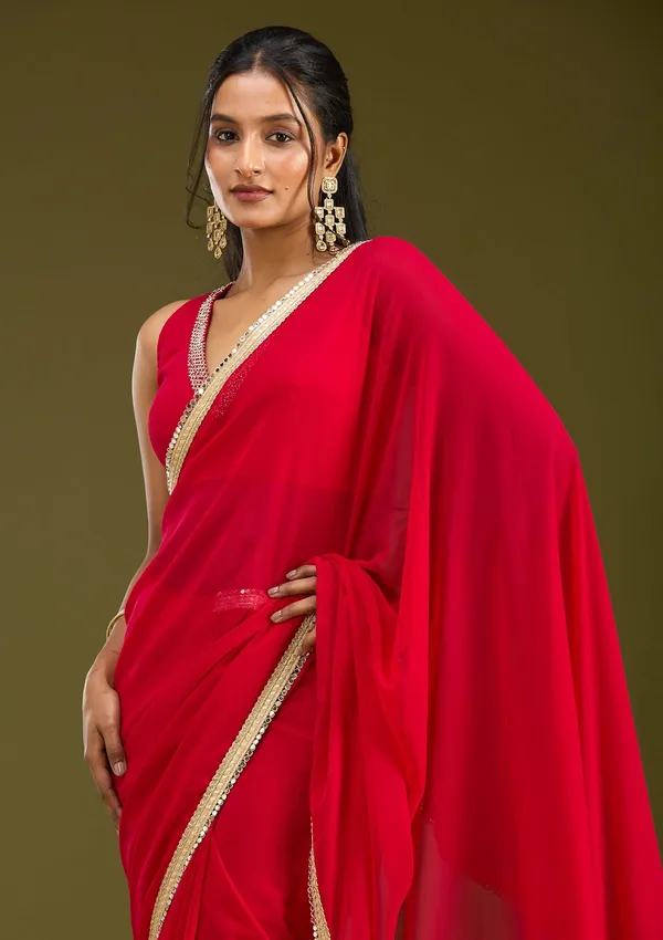 Rani_Pink_Cutwork_Tissue_Saree