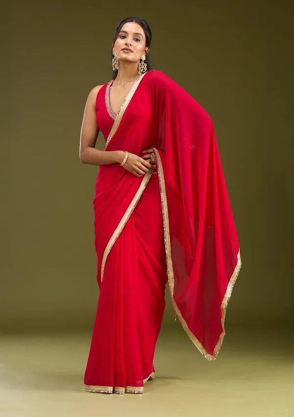 Rani_Pink_Cutwork_Tissue_Saree