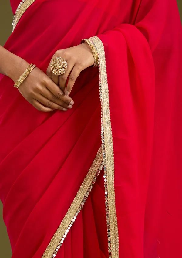 Rani_Pink_Cutwork_Tissue_Saree