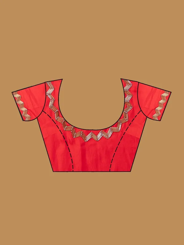 Red_Ariwork_Satin_Saree