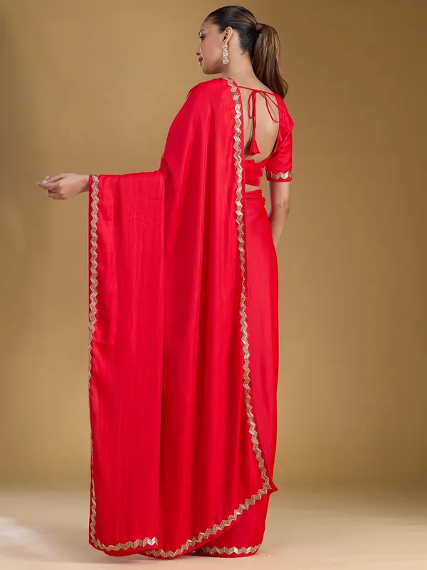 Red_Ariwork_Satin_Saree