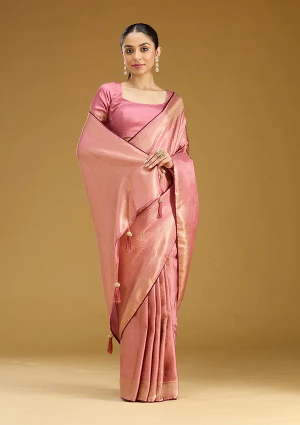 Onion_Pink_Zariwork_Art_Silk_Saree
