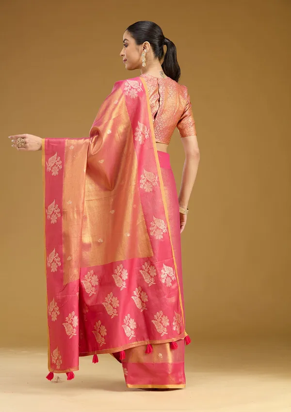 Onion_Pink_Zariwork_Gold_Silk_Saree
