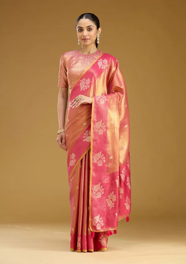 Onion_Pink_Zariwork_Gold_Silk_Saree