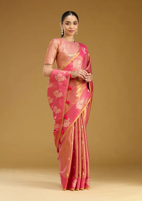 Onion_Pink_Zariwork_Gold_Silk_Saree