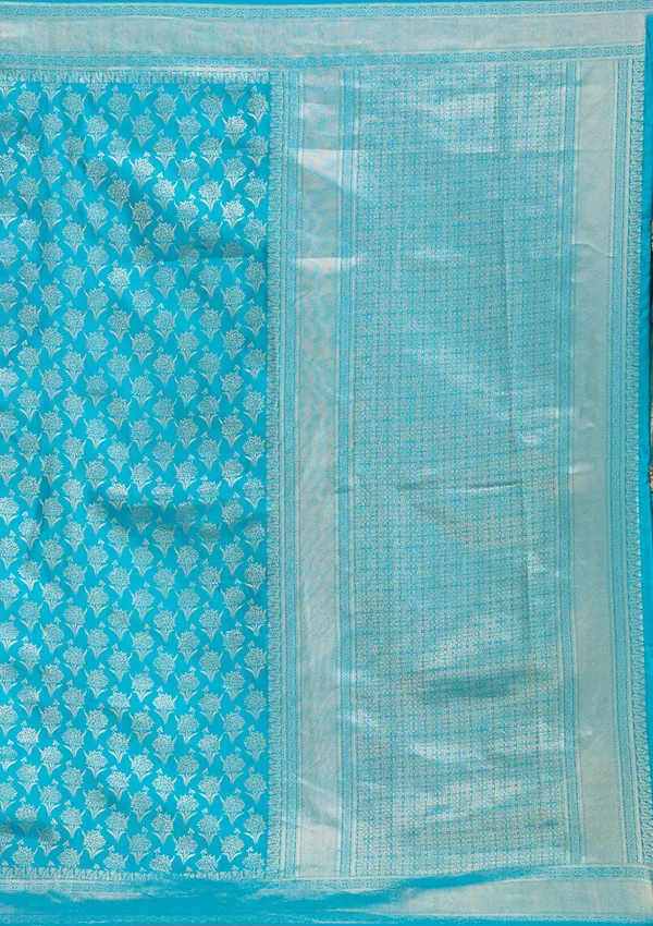 Sky_Blue_Zariwork_Gold_Art_Silk_Saree