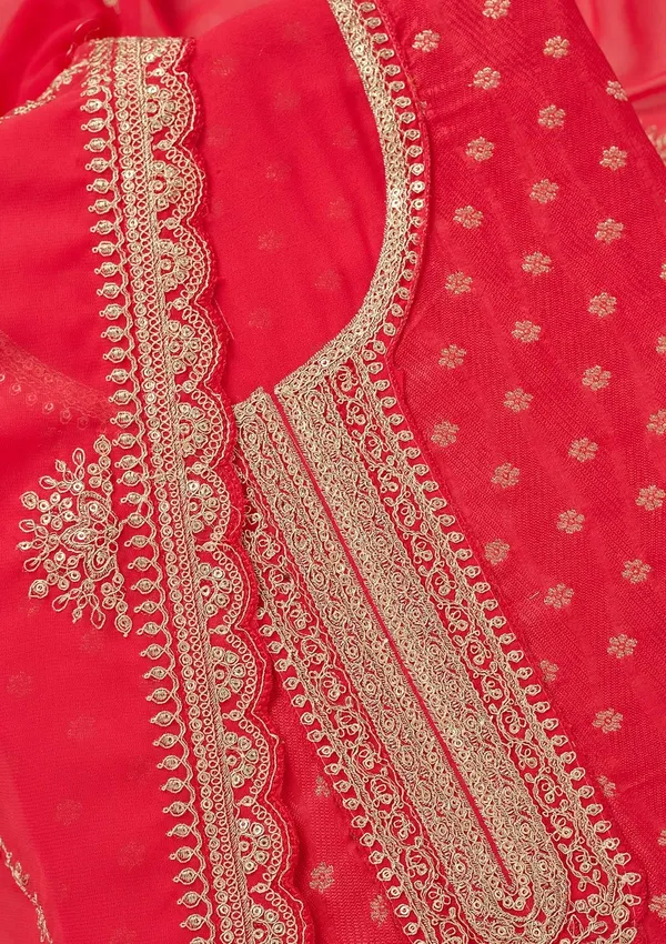 Magenta_Pink_Zariwork_Gold_Chanderi_Unstitched_Salwar_Suit