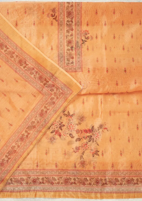 Mustard_Zariwork_Gold_Chanderi_Unstitched_Salwar_Suit
