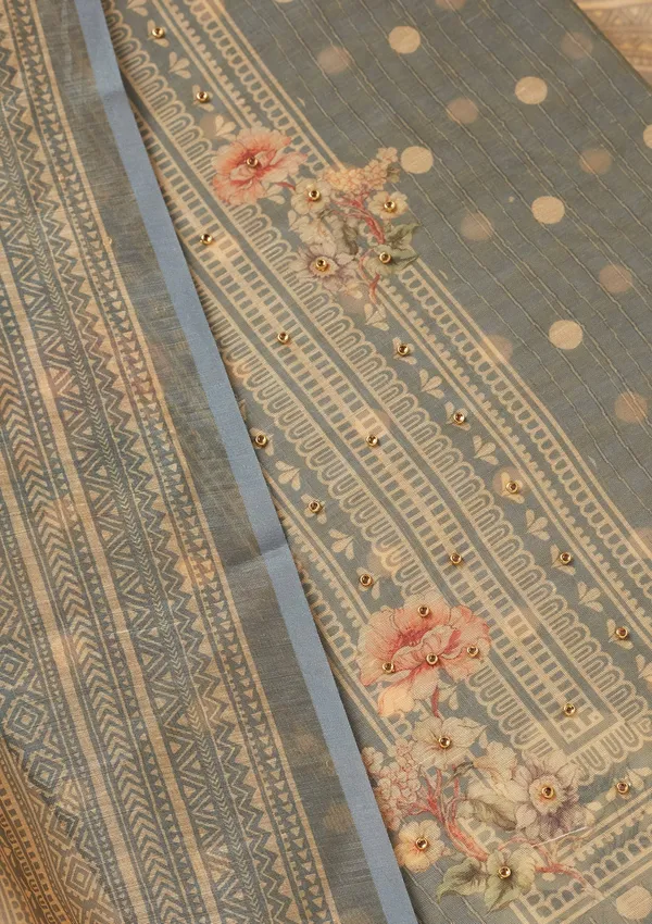 Light_Grey_Zariwork_Gold_Chanderi_Unstitched_Salwar_Suit