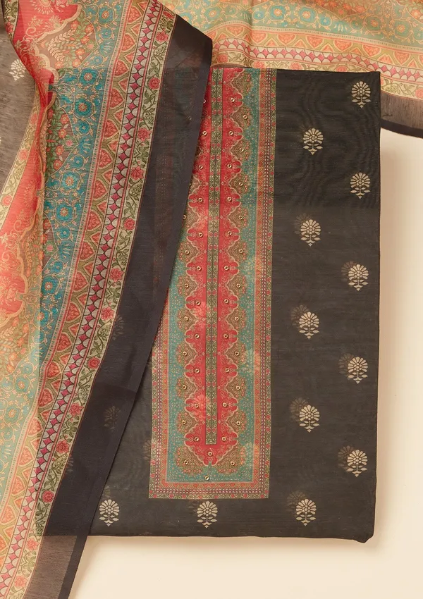 Black_Zariwork_Gold_Chanderi_Unstitched_Salwar_Suit