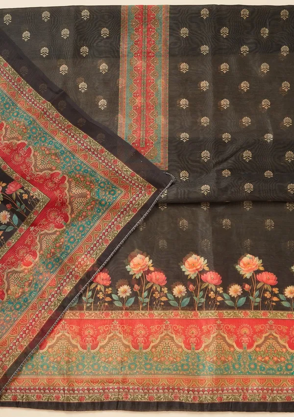 Black_Zariwork_Gold_Chanderi_Unstitched_Salwar_Suit