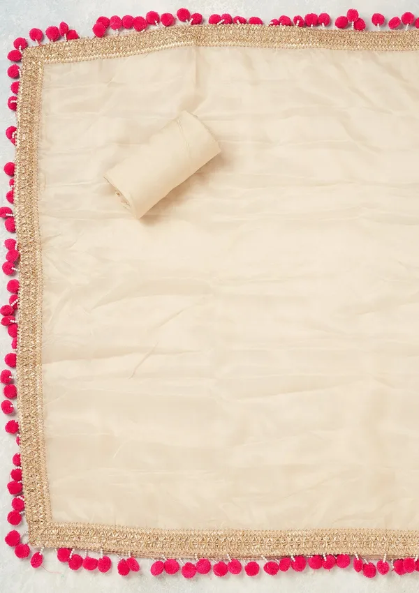 Beige_Aariwork_Crepe_Unstitched_Salwar_Suit