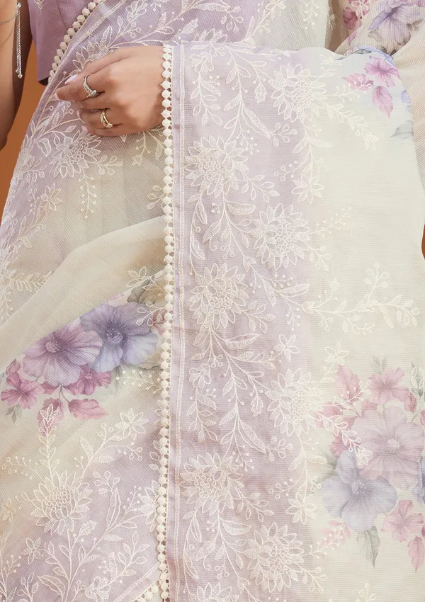 Beige_Threadwork_Chanderi_Saree