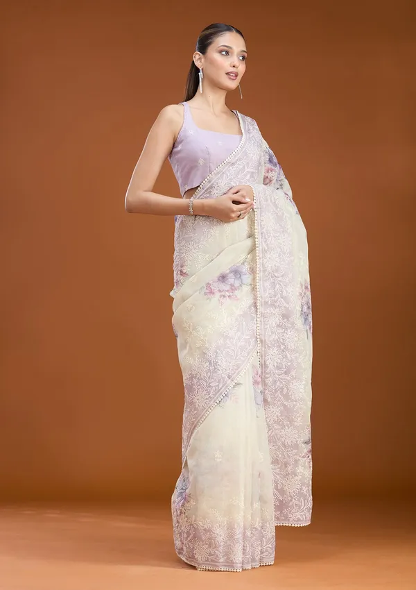 Beige_Threadwork_Chanderi_Saree