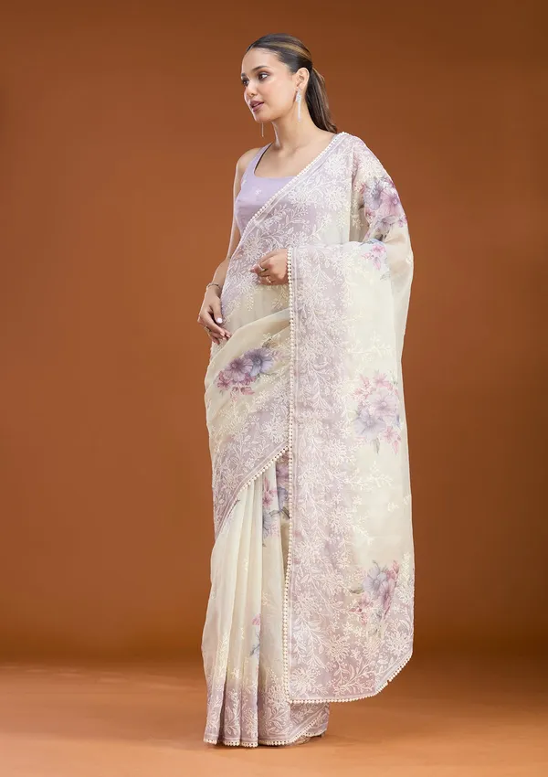 Beige_Threadwork_Chanderi_Saree