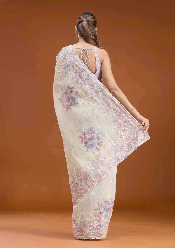 Beige_Threadwork_Chanderi_Saree
