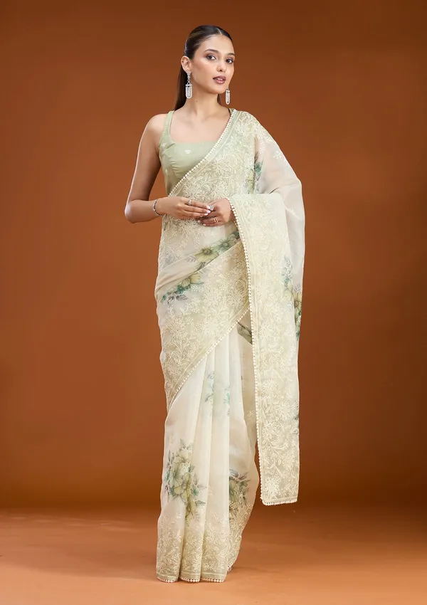Beige_Threadwork_Chanderi_Saree