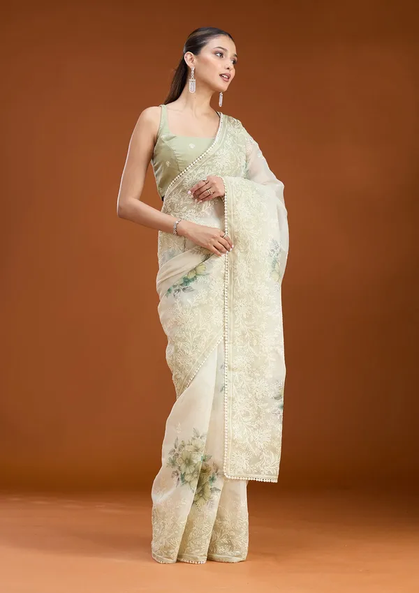 Beige_Threadwork_Chanderi_Saree