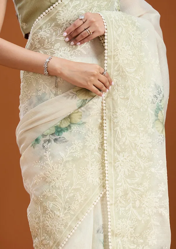 Beige_Threadwork_Chanderi_Saree